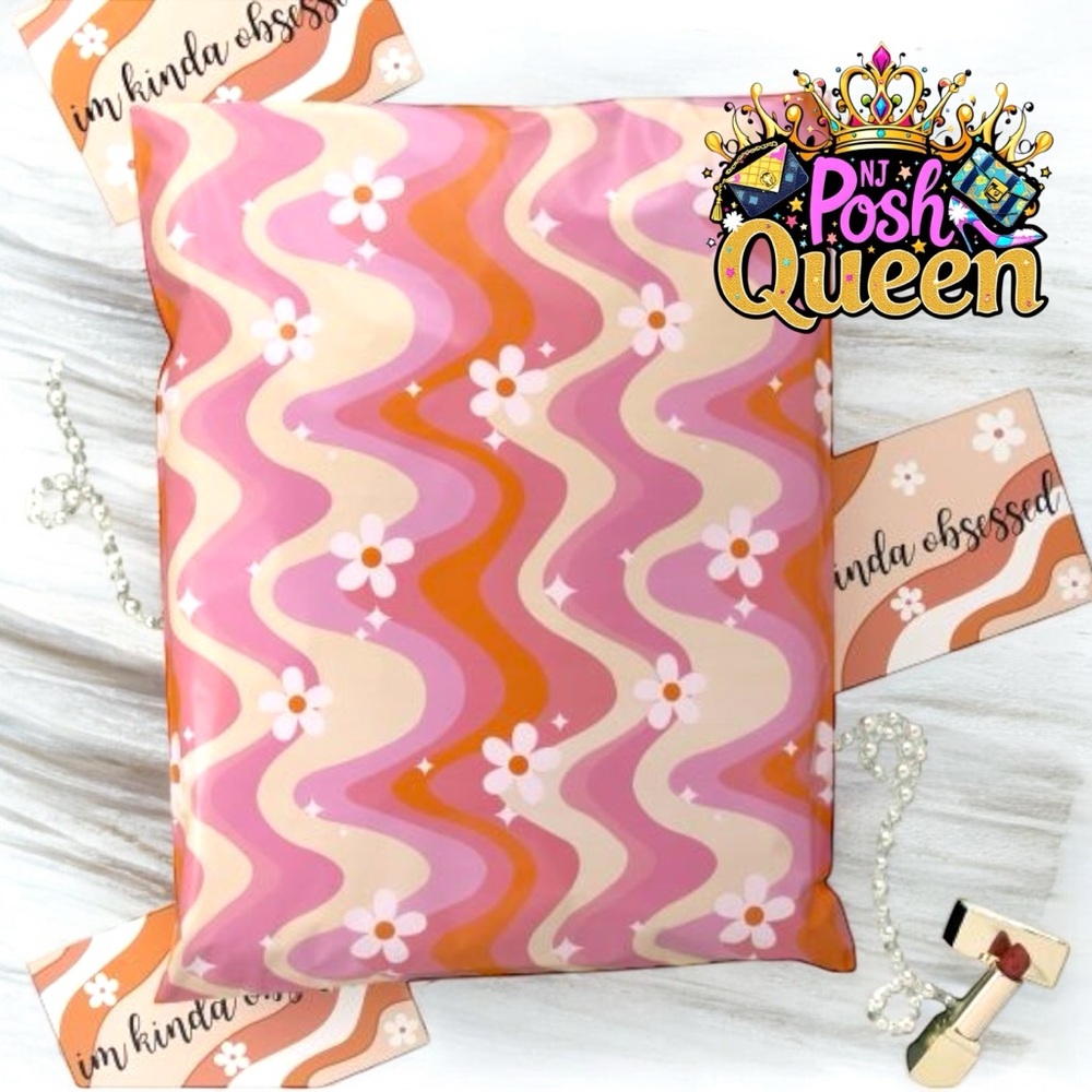 Wavy Daisy 6x9 Pack of 50 Poly Mailers